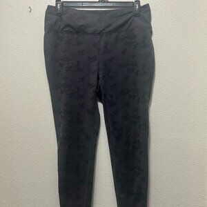 Danskin gray camo high rise leggings, XL